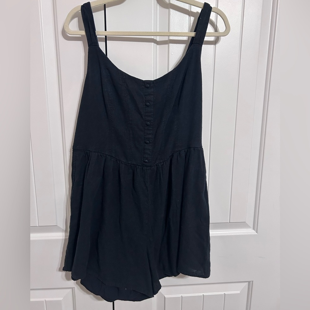 Button-Front Romper